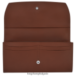 абанос Жени портфейл roseau continental кожени изделия Longchamp 6084PZ565 - Image 2