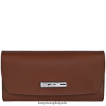 абанос Жени портфейл roseau continental кожени изделия Longchamp 6084PZ565