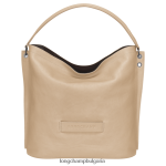 бежово Жени 3d скитник чанта чанти Longchamp 6084PZ399