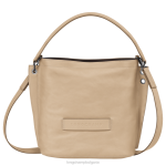 бежово Жени 3d чанта през рамо чанти Longchamp 6084PZ313
