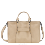 бежово Жени 3d чанта чанти Longchamp 6084PZ182