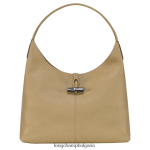 бежово Жени чанта Roseau Essential Hobo чанти Longchamp 6084PZ32