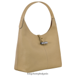 бежово Жени чанта Roseau Essential Hobo чанти Longchamp 6084PZ32 - Image 3