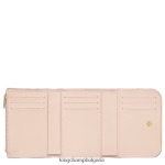 бледо розово Жени бокс-трот портфейл кожени изделия Longchamp 6084PZ557 - Image 2