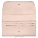 бледо розово Жени портфейл roseau continental кожени изделия Longchamp 6084PZ567 - Image 2