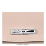 бледо розово Жени портфейл roseau continental кожени изделия Longchamp 6084PZ567 - Image 3