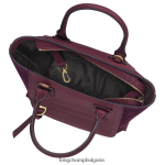 бордо Жени чанта за пощенска кутия чанти Longchamp 6084PZ159 - Image 5