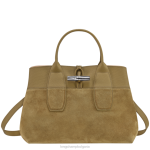 бронз Жени розова чанта чанти Longchamp 6084PZ118