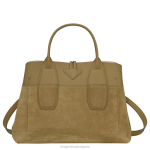 бронз Жени розова чанта чанти Longchamp 6084PZ118 - Image 4