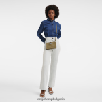 бронз Жени чанта през рамо Roseau чанти Longchamp 6084PZ257 - Image 2