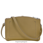 бронз Жени чанта през рамо Roseau чанти Longchamp 6084PZ257 - Image 4