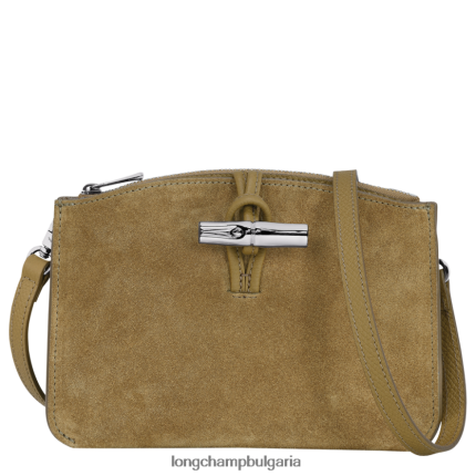 бронз Жени чанта през рамо Roseau чанти Longchamp 6084PZ257