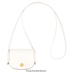 бяло Жени портмоне за монети epure с кожена дантела кожени изделия Longchamp 6084PZ532