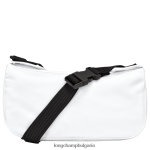 бяло Жени чанта/раница през рамо чанти Longchamp X D'heygere 6084PZ324 - Image 7