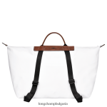 бяло мъже пътна чанта / раница чанти Longchamp X D'heygere 6084PZ833 - Image 6
