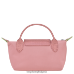 венчелистче розово Жени le pliage зелена торбичка с дръжка кожени изделия Longchamp 6084PZ675 - Image 4