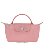 венчелистче розово Жени le pliage зелена торбичка с дръжка кожени изделия Longchamp 6084PZ675