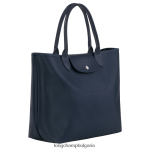 военноморски флот Жени градска чанта le pliage чанти Longchamp 6084PZ86 - Image 3