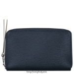 военноморски флот Жени градски портфейл le pliage кожени изделия Longchamp 6084PZ553
