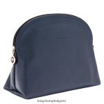 военноморски флот Жени калъф за тоалетни принадлежности le foulonne чанти Longchamp 6084PZ876 - Image 2