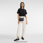 военноморски флот Жени чанта за кръст le foulonne чанти Longchamp 6084PZ267 - Image 2