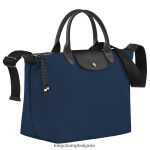 военноморски флот Жени le pliage енергийна чанта чанти Longchamp 6084PZ76 - Image 2
