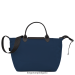 военноморски флот Жени le pliage енергийна чанта чанти Longchamp 6084PZ76 - Image 3
