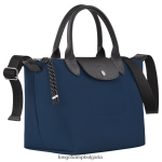военноморски флот Жени le pliage енергийна чанта чанти Longchamp 6084PZ73 - Image 3