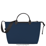 военноморски флот Жени le pliage енергийна чанта чанти Longchamp 6084PZ80 - Image 3