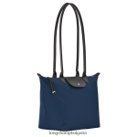 военноморски флот Жени le pliage енергийна чанта чанти Longchamp 6084PZ346 - Image 3