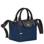 военноморски флот Жени le pliage енергийна чанта чанти Longchamp 6084PZ69 - Image 3