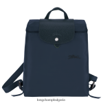 военноморски флот Жени le pliage зелена раница чанти Longchamp 6084PZ438