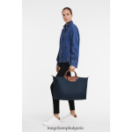военноморски флот Жени le pliage оригинална чанта за пътуване чанти Longchamp 6084PZ808 - Image 2
