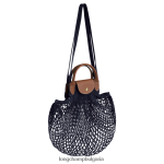 военноморски флот Жени le pliage filet mesh bag чанти Longchamp 6084PZ5 - Image 3