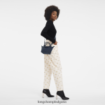 военноморски флот Жени le pliage xtra чанта чанти Longchamp 6084PZ147 - Image 2