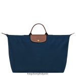 военноморски флот мъже пътна чанта / раница чанти Longchamp X D'heygere 6084PZ835