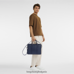 военноморски флот мъже le foulonne куфарче чанти Longchamp 6084PZ476 - Image 2