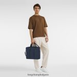 военноморски флот мъже le foulonne куфарче чанти Longchamp 6084PZ1101 - Image 2