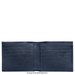 военноморски флот мъже le foulonne портфейл кожени изделия Longchamp 6084PZ628 - Image 2