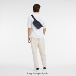 военноморски флот мъже le pliage енергийна чанта за колан чанти Longchamp 6084PZ462 - Image 2