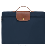 военноморски флот мъже le pliage оригинално куфарче чанти Longchamp 6084PZ488