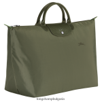 гора Жени зелена пътна чанта le pliage чанти Longchamp 6084PZ787 - Image 3