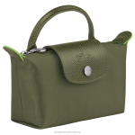 гора Жени le pliage зелена торбичка с дръжка кожени изделия Longchamp 6084PZ670 - Image 3
