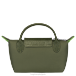 гора Жени le pliage зелена торбичка с дръжка кожени изделия Longchamp 6084PZ670 - Image 4