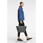 графит Жени le pliage зелена чанта чанти Longchamp 6084PZ194 - Image 2