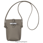 гургулицата Жени калъф за телефон roseau с дантела кожени изделия Longchamp 6084PZ688