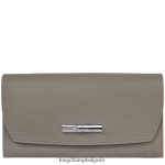 гургулицата Жени портфейл roseau continental кожени изделия Longchamp 6084PZ592