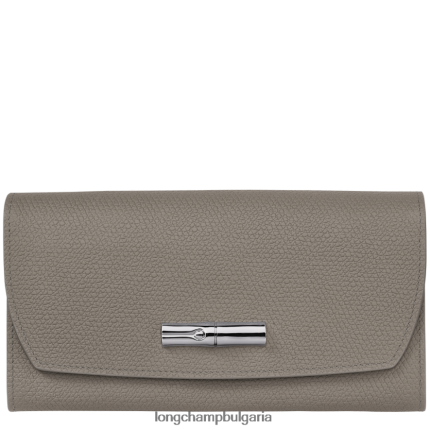 гургулицата Жени портфейл roseau continental кожени изделия Longchamp 6084PZ592
