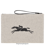 екрю Жени торбичка розо кожени изделия Longchamp 6084PZ681 - Image 4