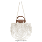 екрю Жени le pliage filet mesh bag чанти Longchamp 6084PZ66